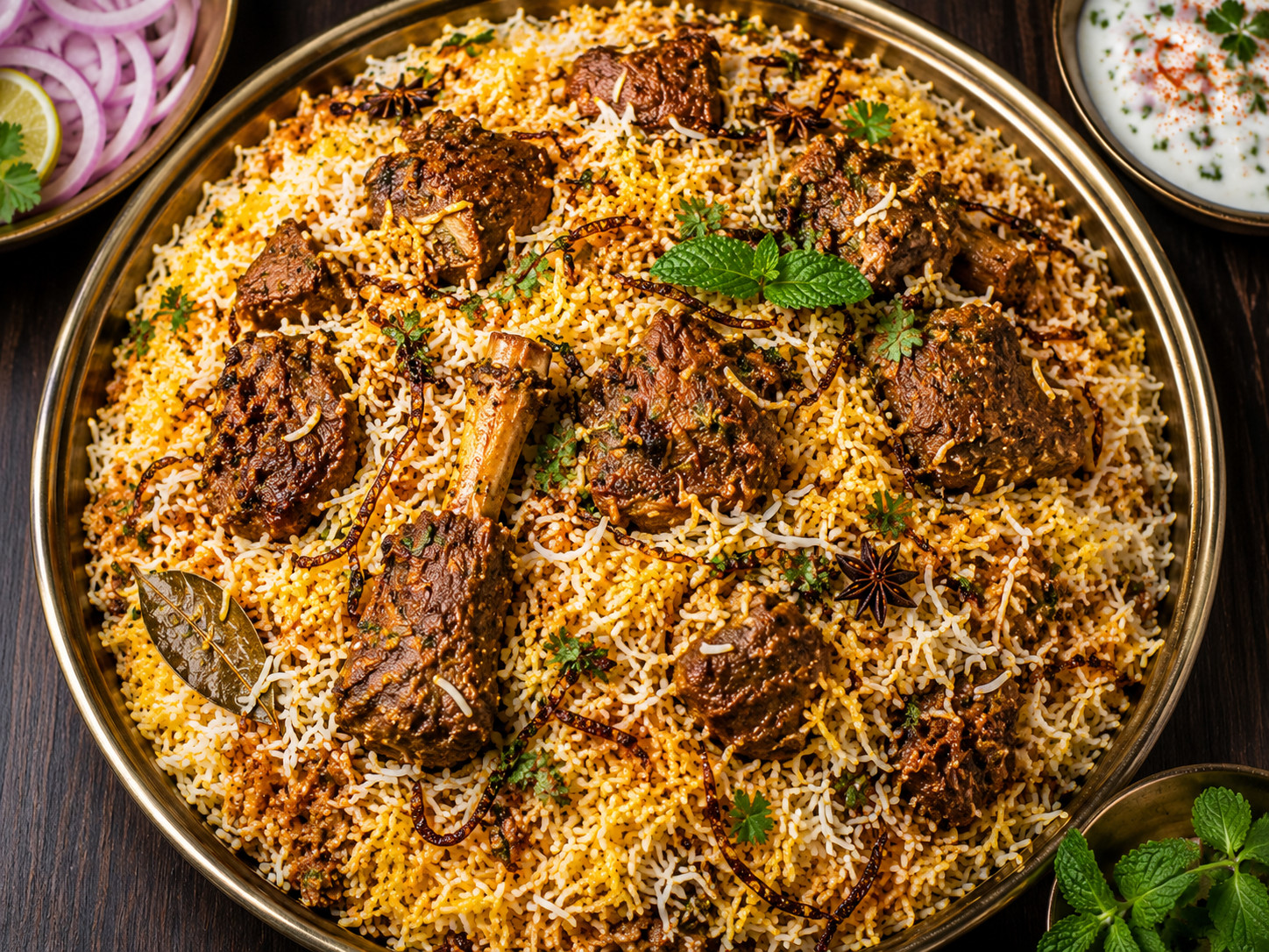 Goat Biryani.