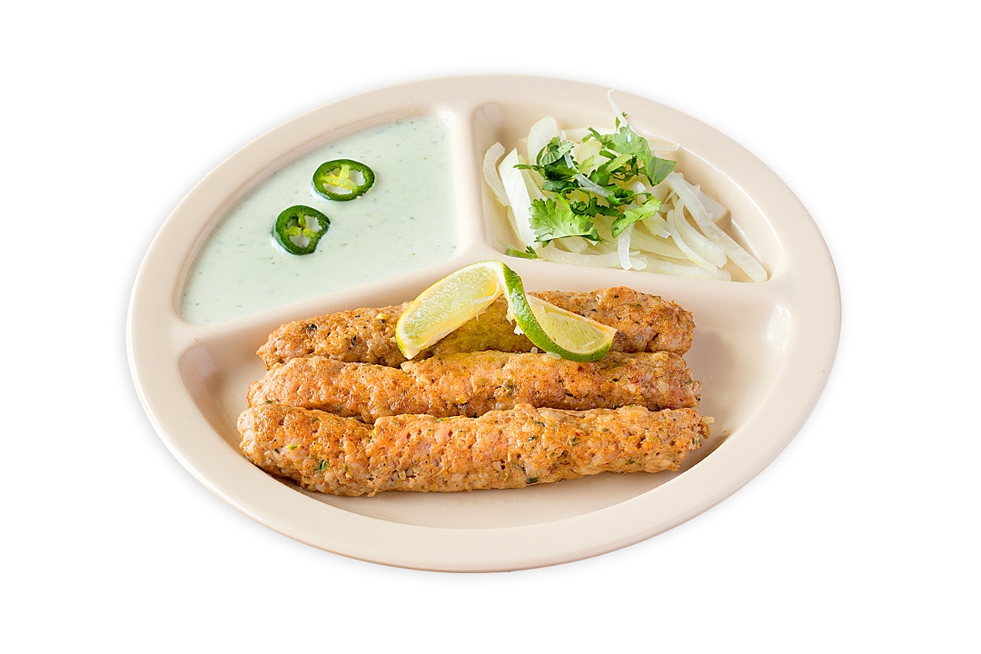 Chicken Seekh Kabob*.