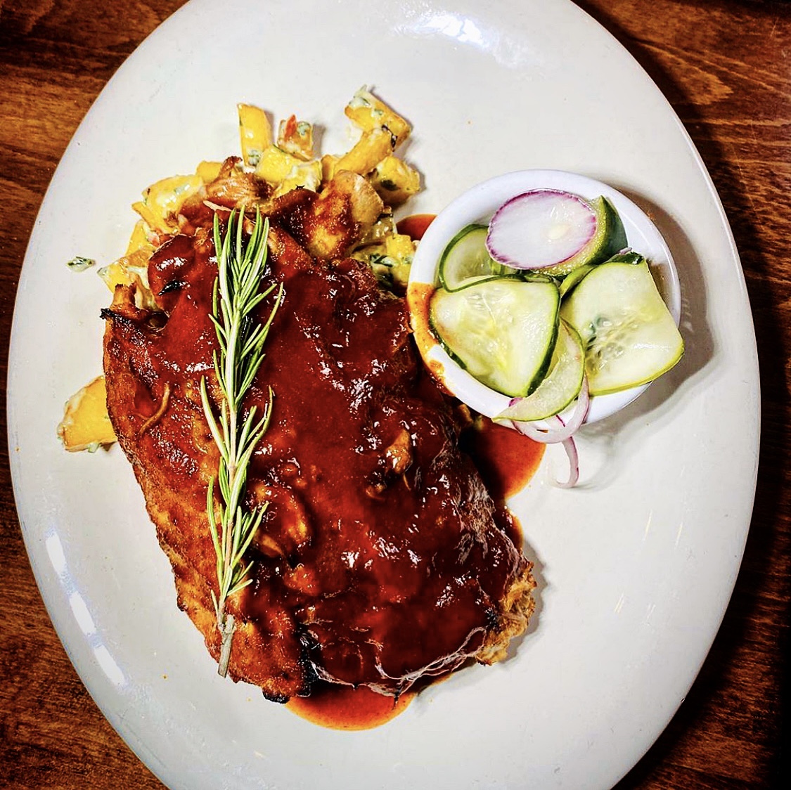 Braised Natural Baby Back Ribs.