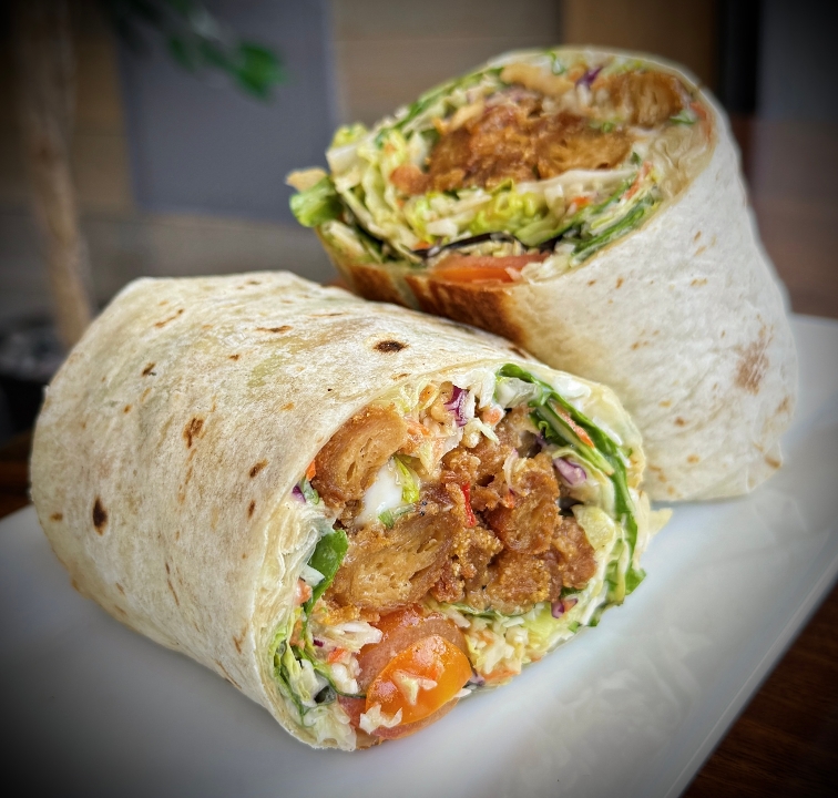Chinese Chickun Salad Wrap.