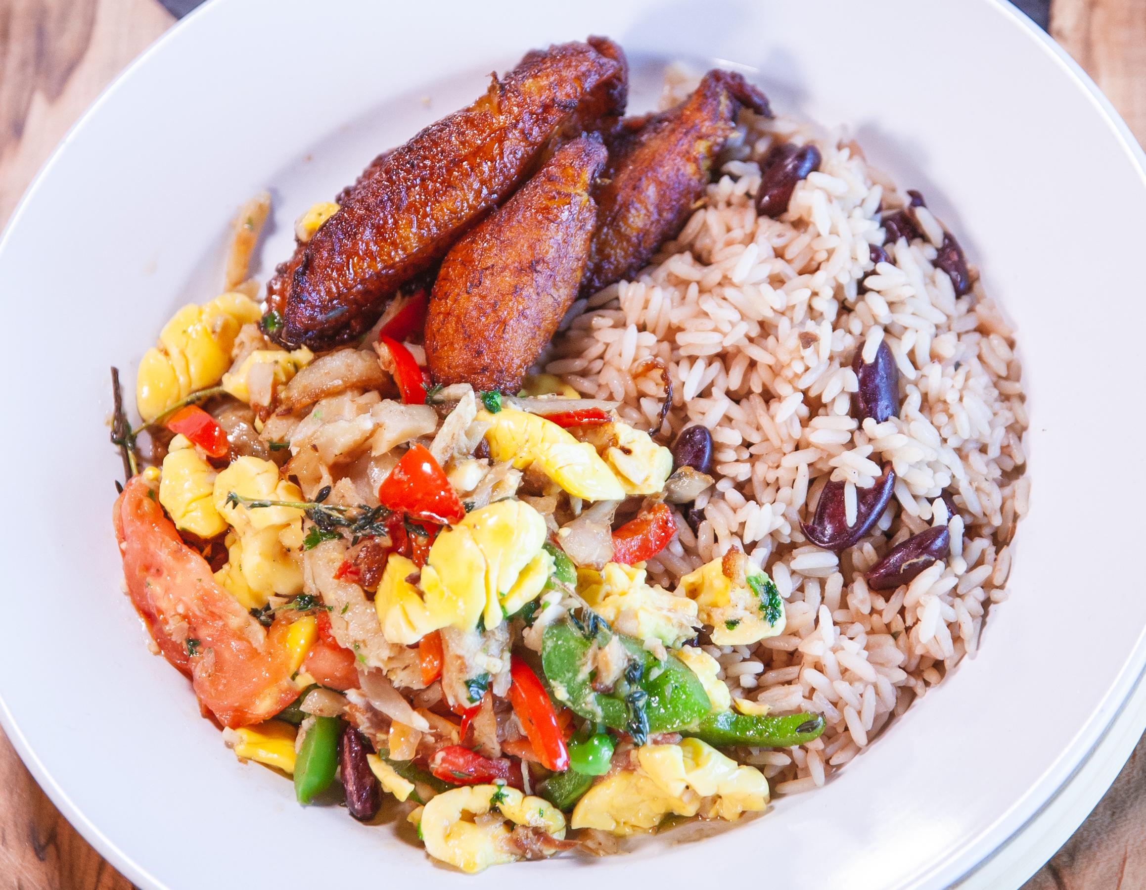 Ackee & Saltfish.