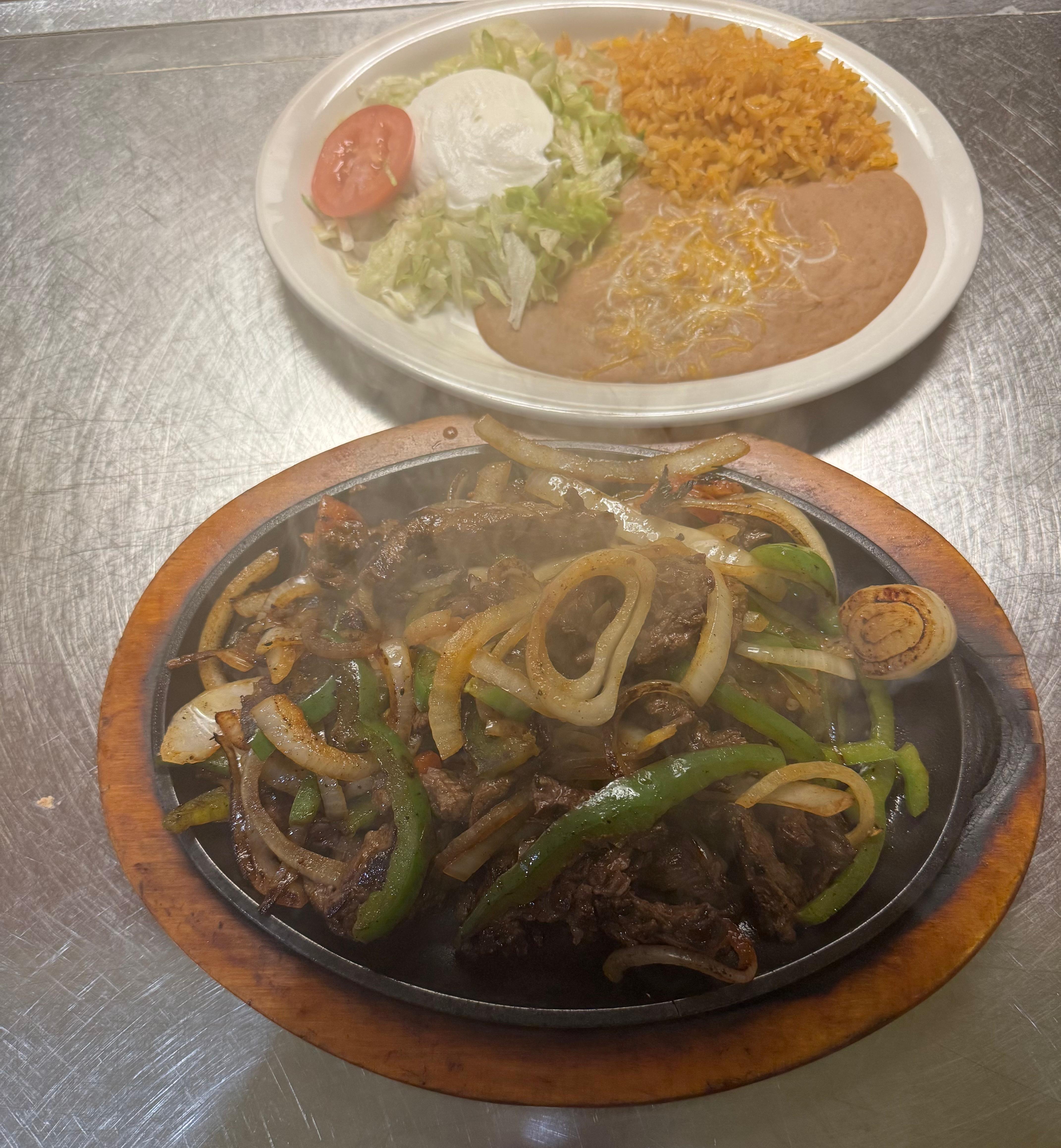 Steak Fajitas.