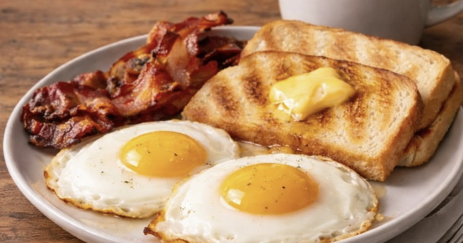 2 Egg French Toast 2 Bacon.