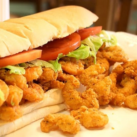 Po-Boy Fried Shrimp.