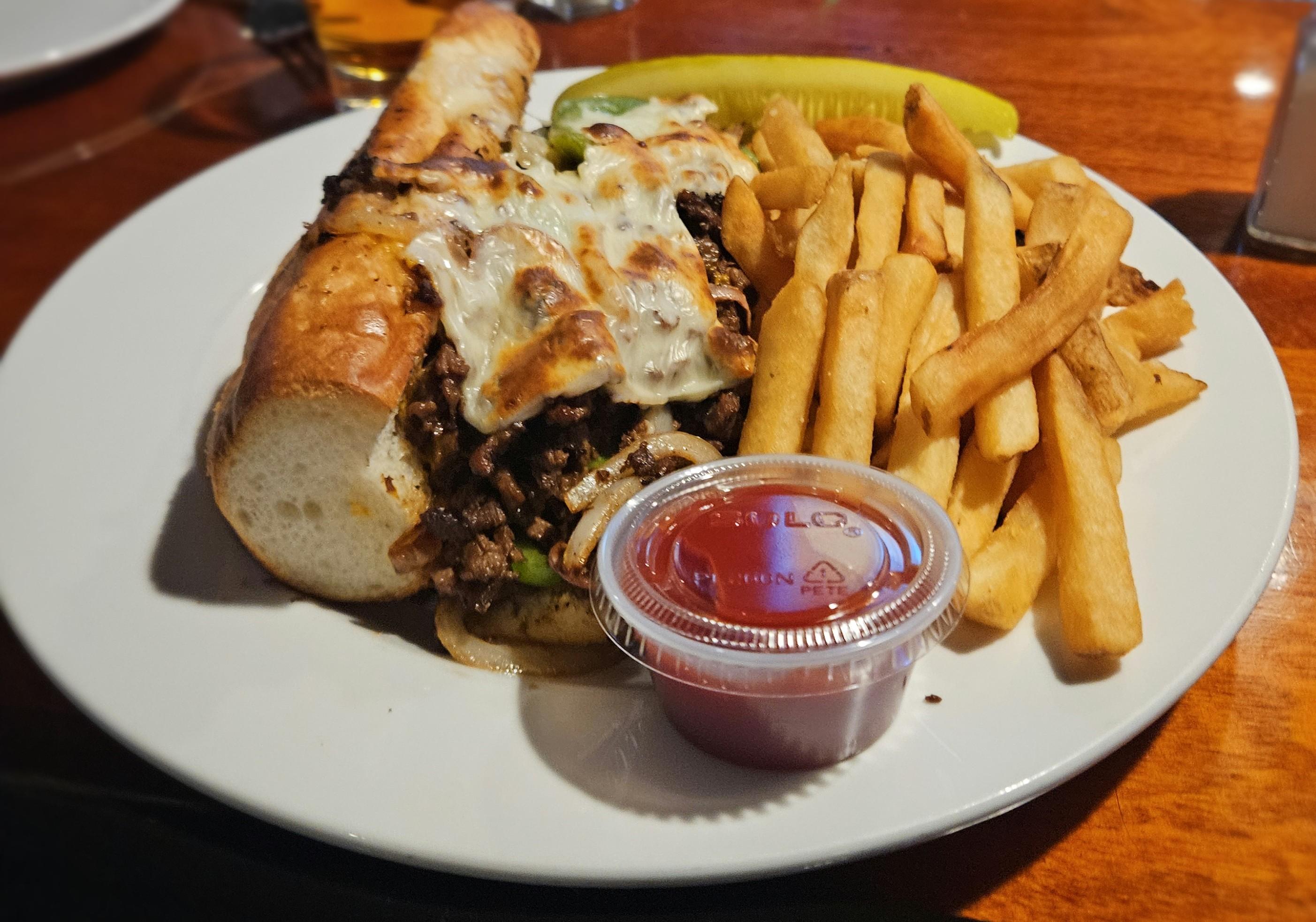Steak & Cheese Sub.
