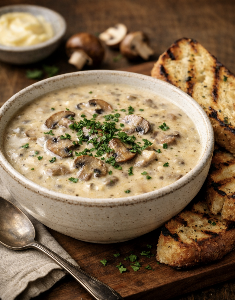 Cream of Mushroom Soup.