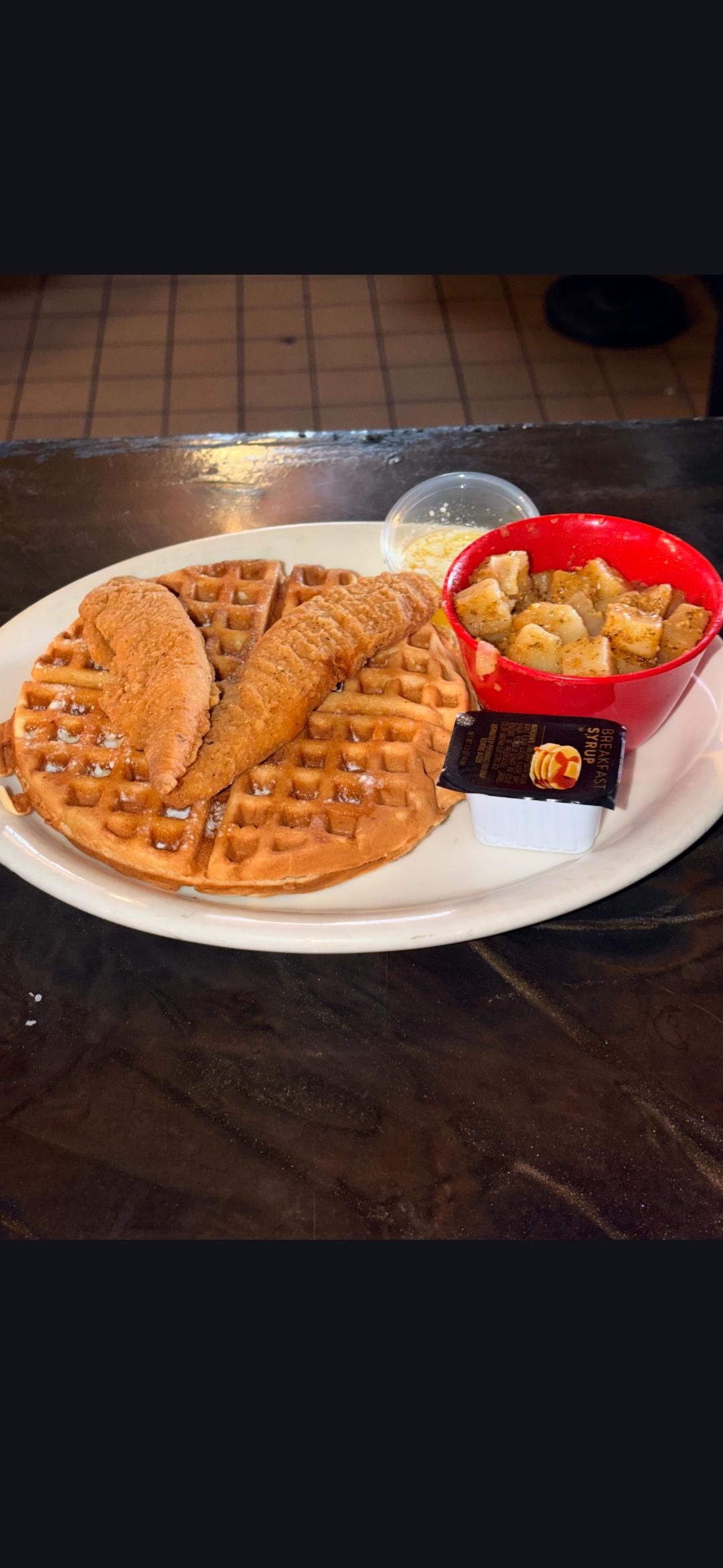 Chicken & Waffles.