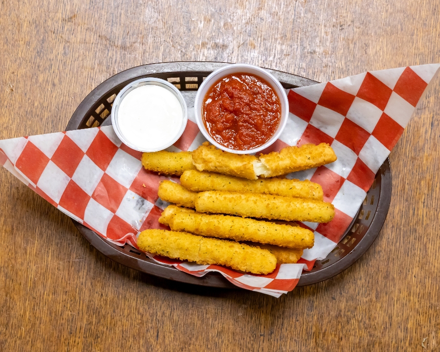 BREADED CHEESE STICKS.