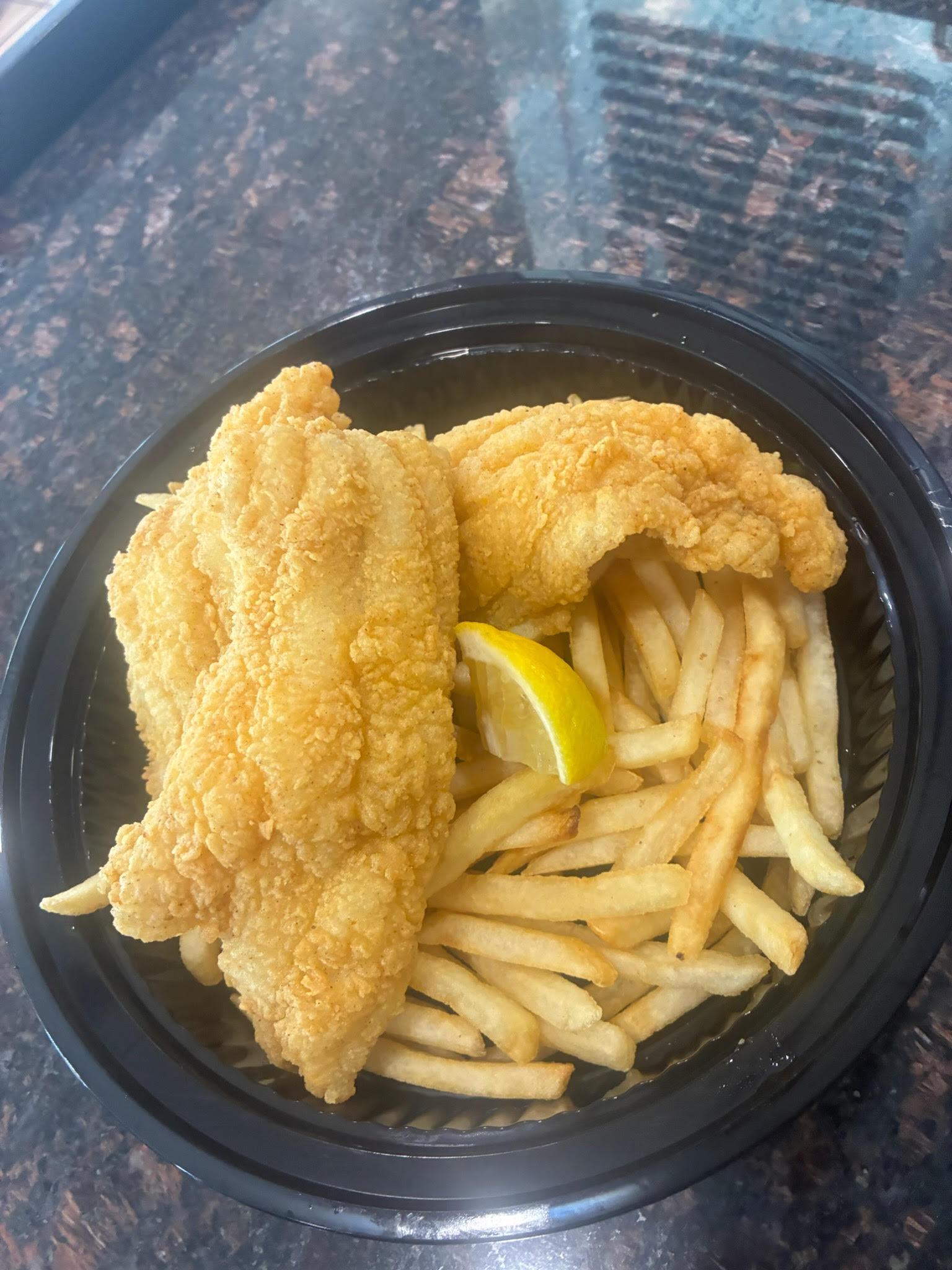 Fried Fish Dinner.