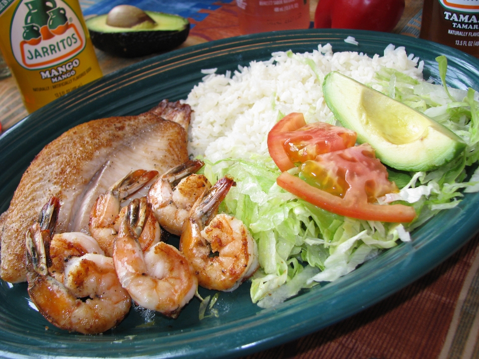 Tilapia & Shrimp.
