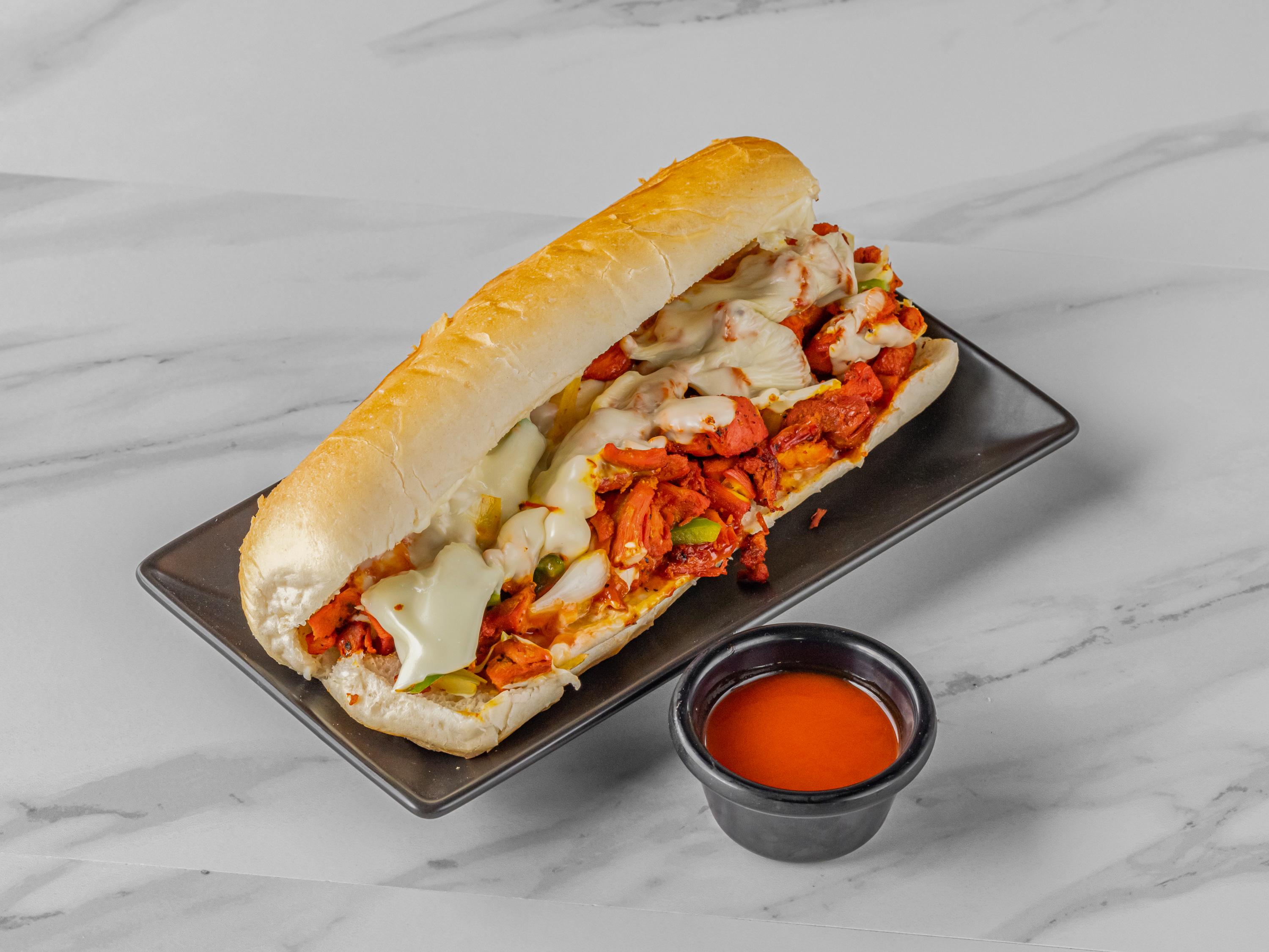 Chicken cheese steak.