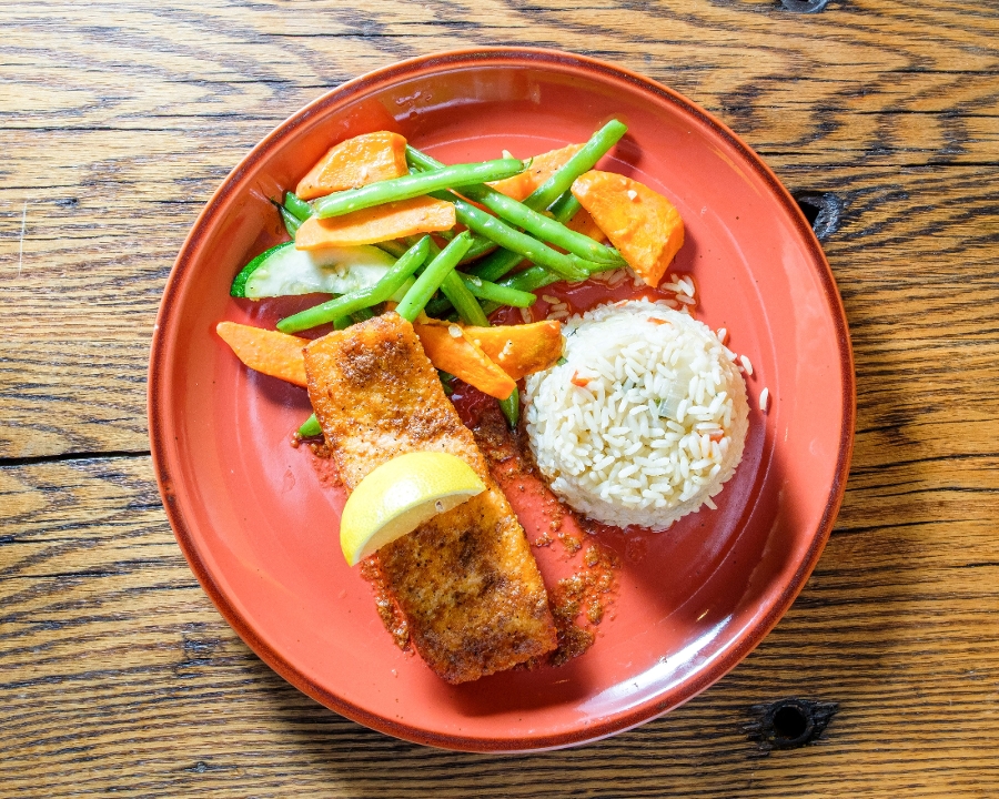 Salmon/Chile Butter.