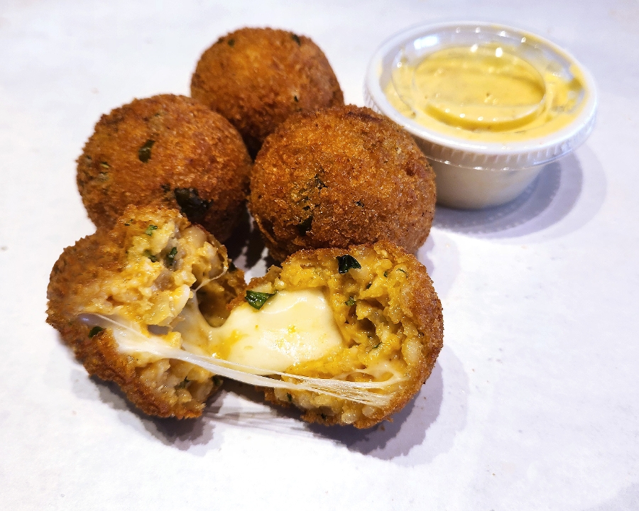 Seasonal Risotto Balls.
