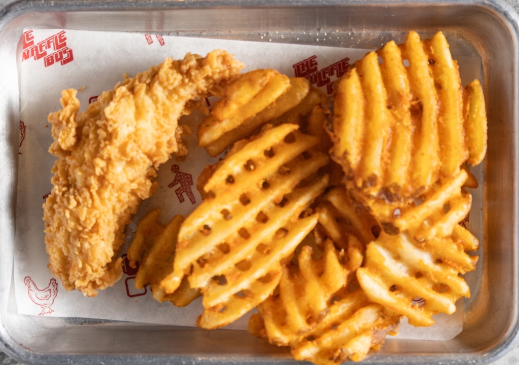 Kids Chicken and Fries.