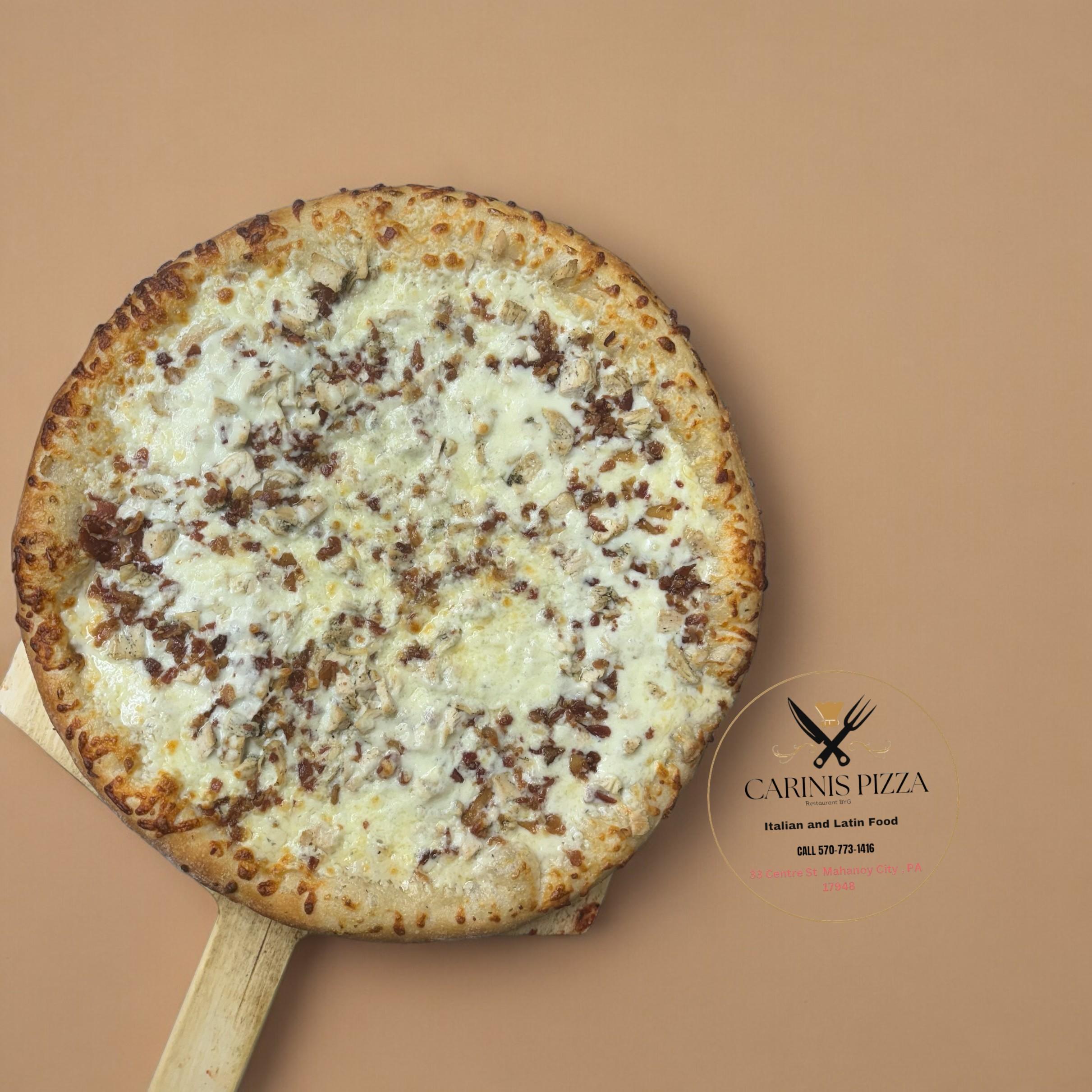 Chicken Bacon Ranch Pizza.