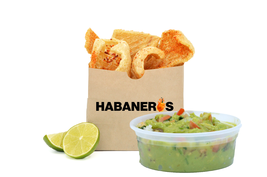 Chicharrones and Guacamole.