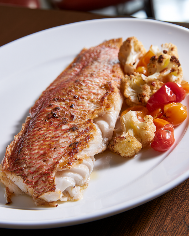 Pan-Seared Red Snapper.