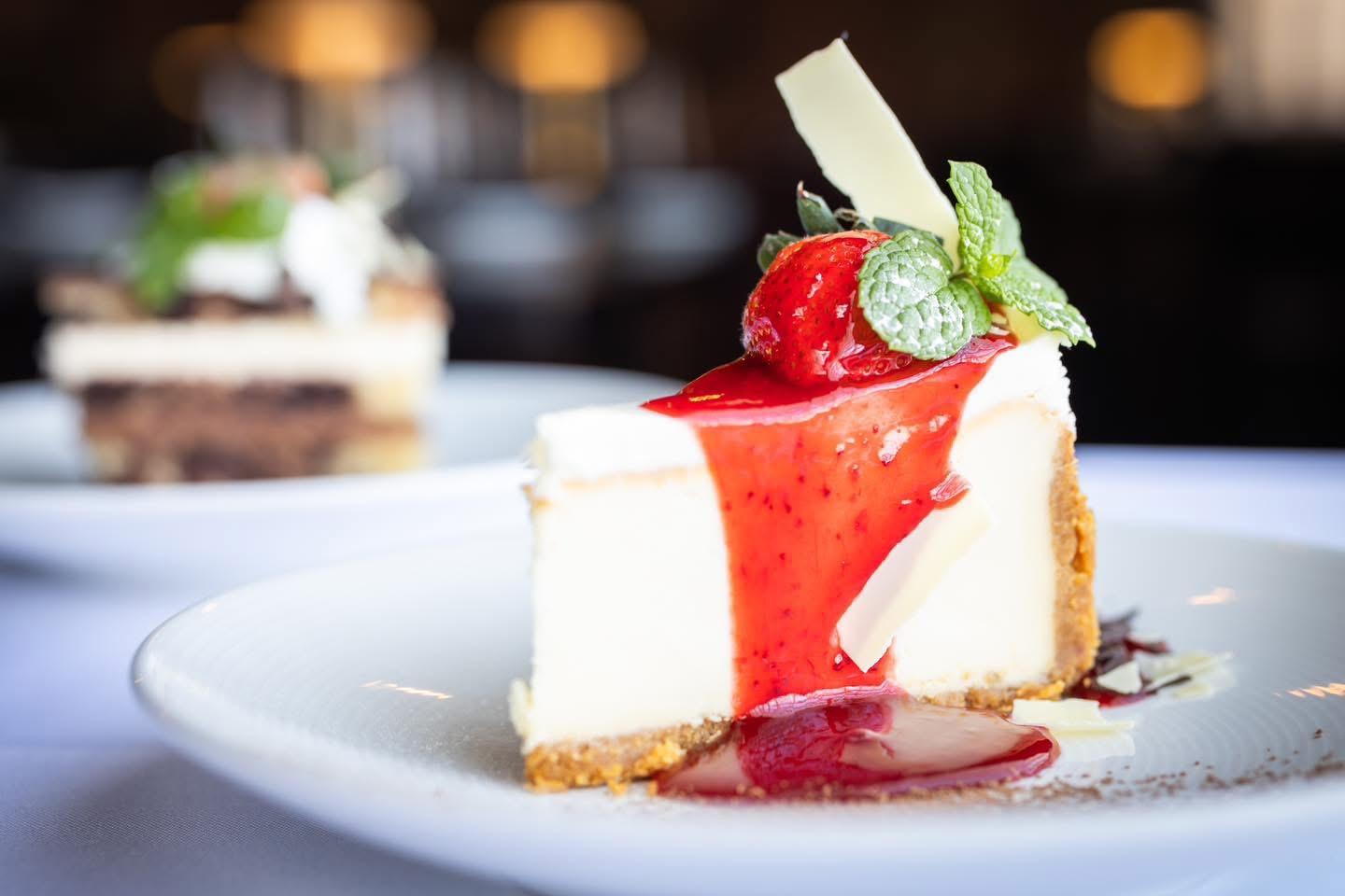 NY Style Colossal Cheese Cake.