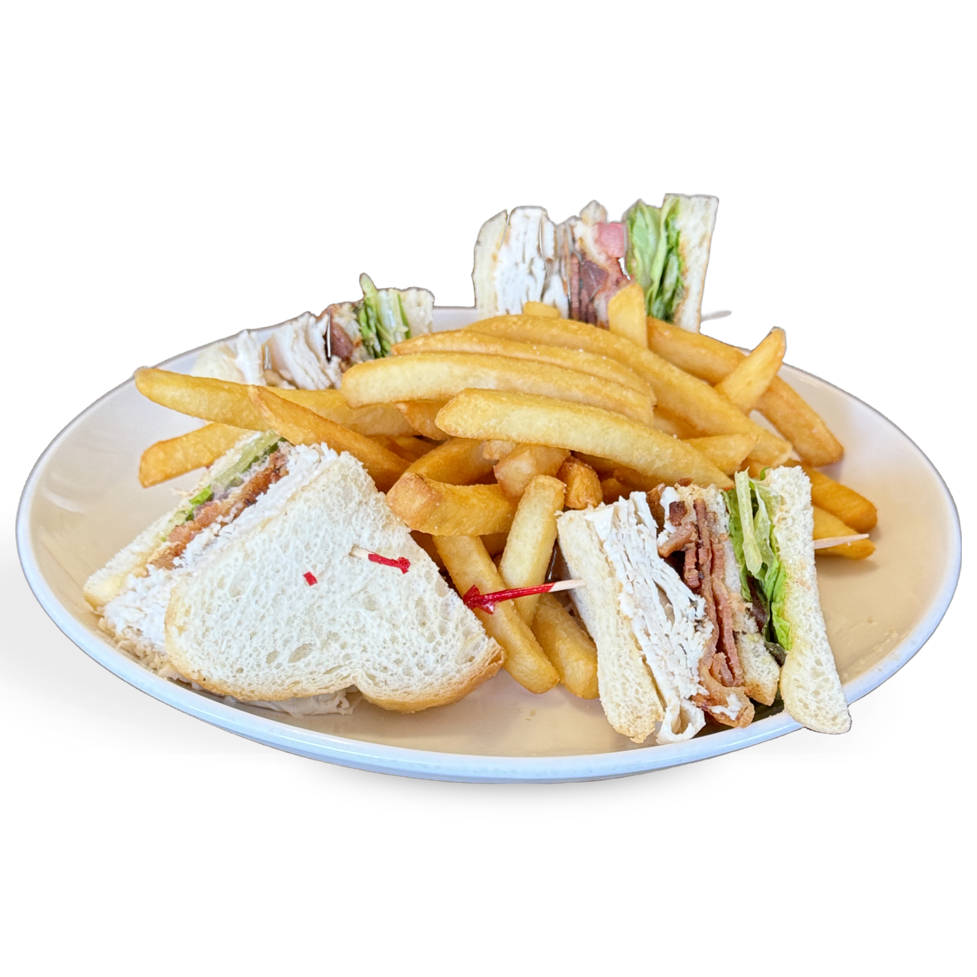CALIFORNIA CLUB SANDWICH.