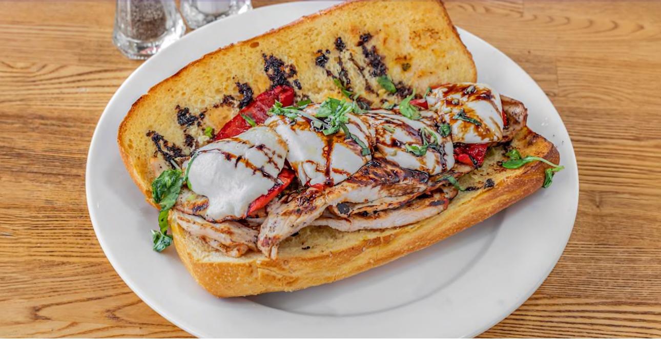 Grilled Chicken Fresco Sandwich.