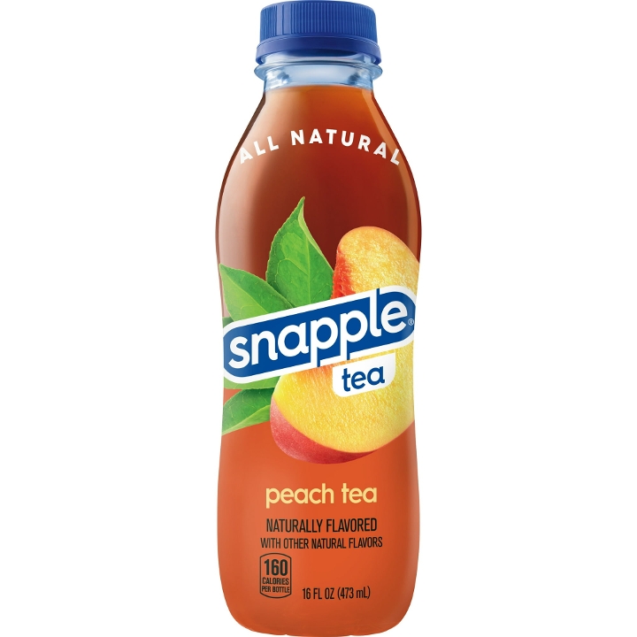 Snapple Peach Tea.