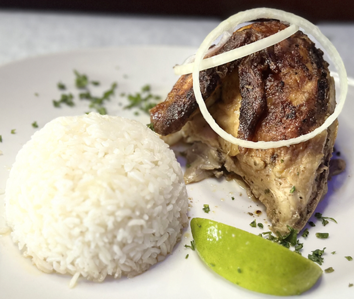 1/4 Baked Chicken Dinner (Dark Meat).