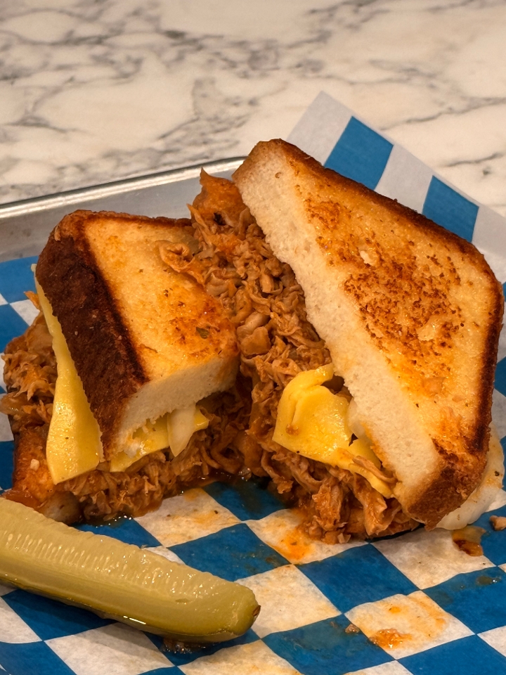 Barbacoa Melt Sandwich.