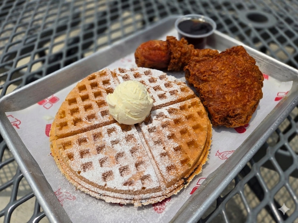 Phil's Chicken and Waffles.