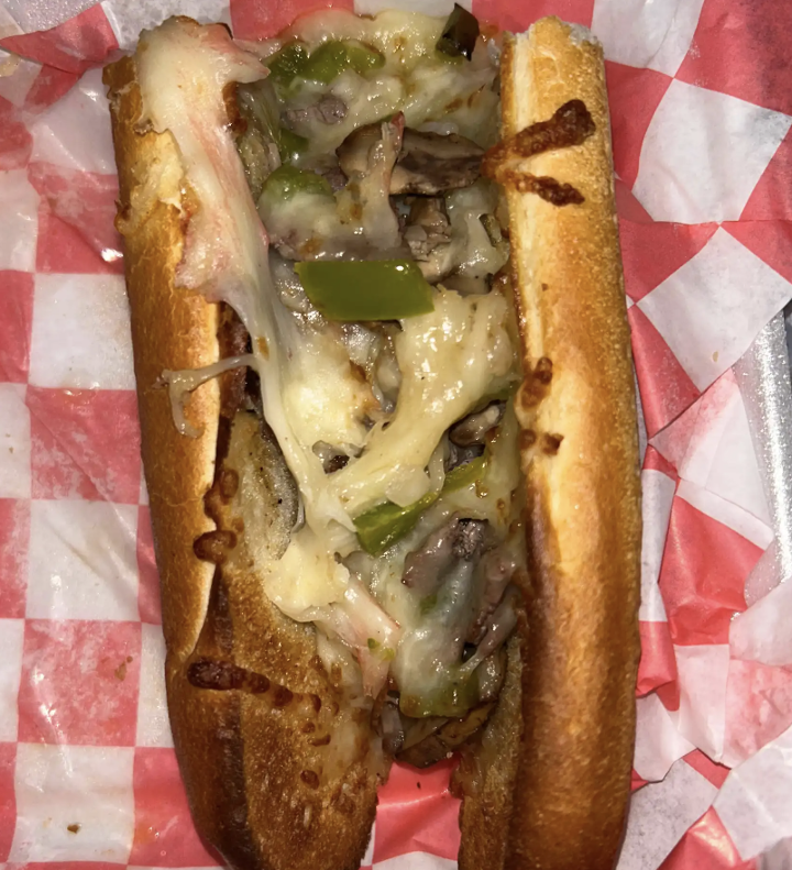 Philly steak hoagie.