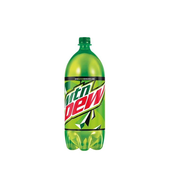 2 Liter MTN DEW.
