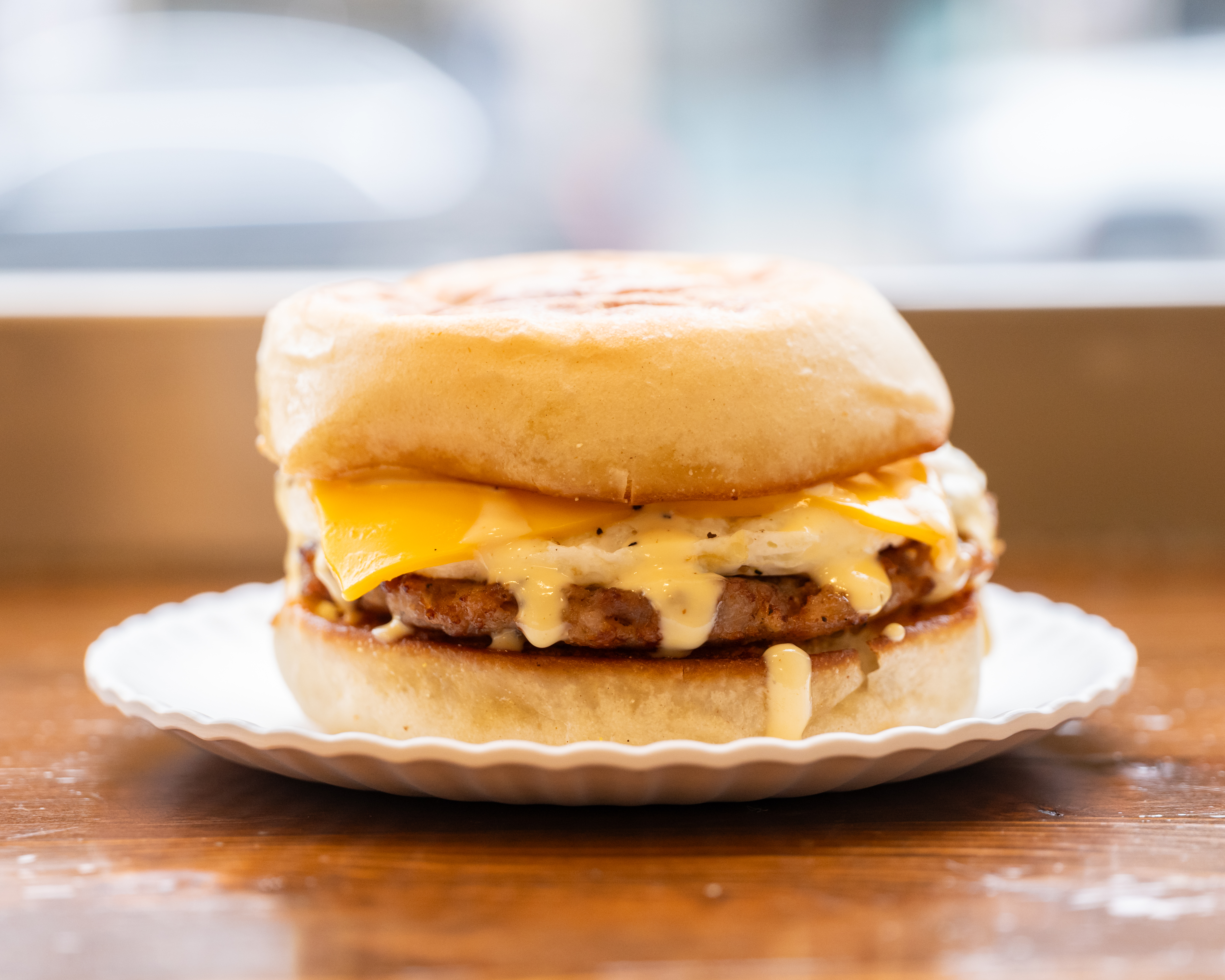 Igglish Muffin Eggie.