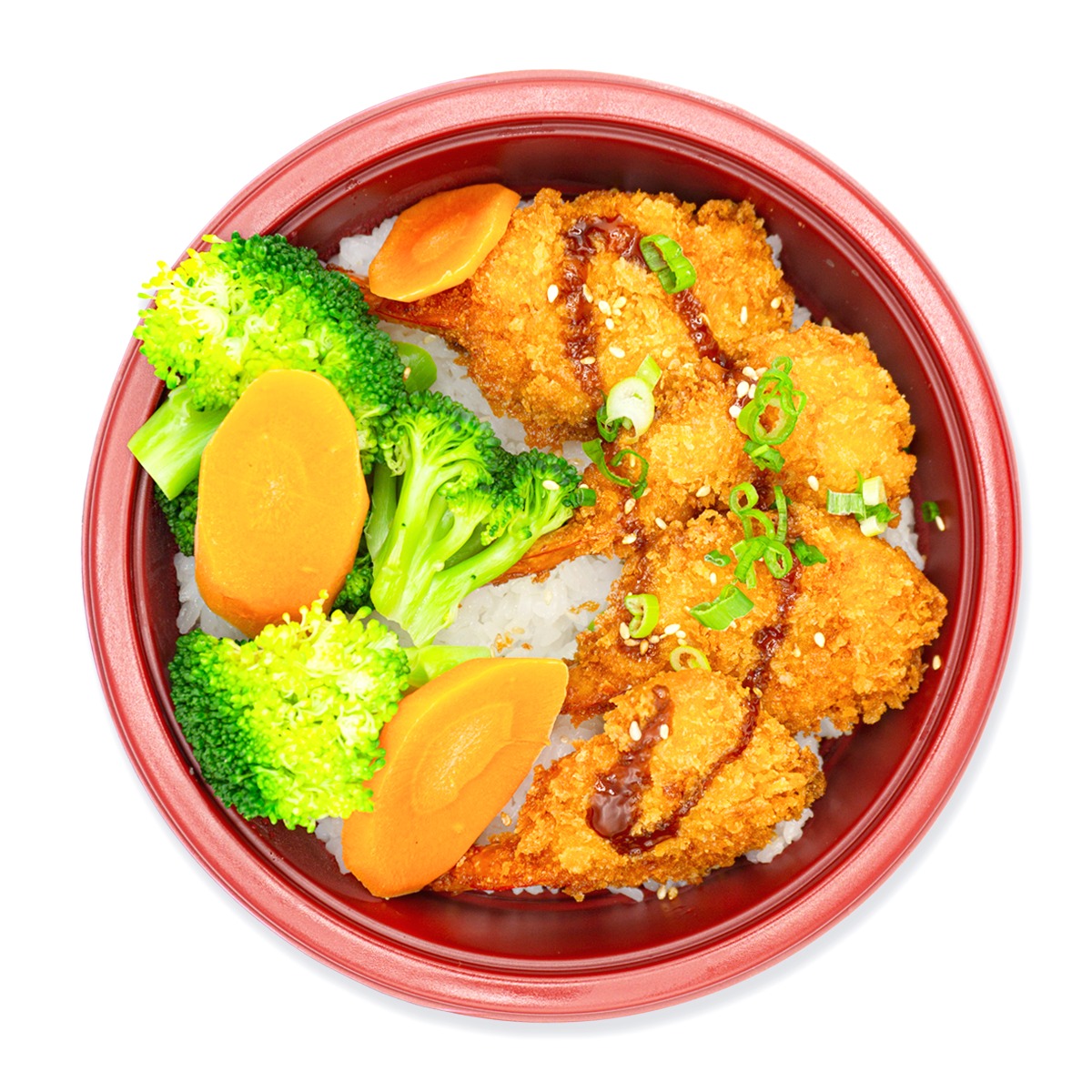 Fried Shrimp Teriyaki Bowl.