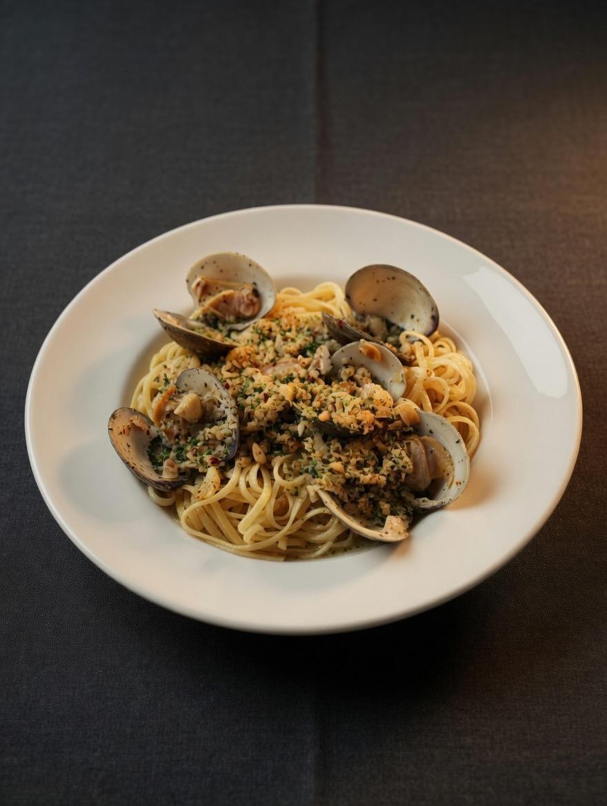 Linguine in White Clam Sauce.