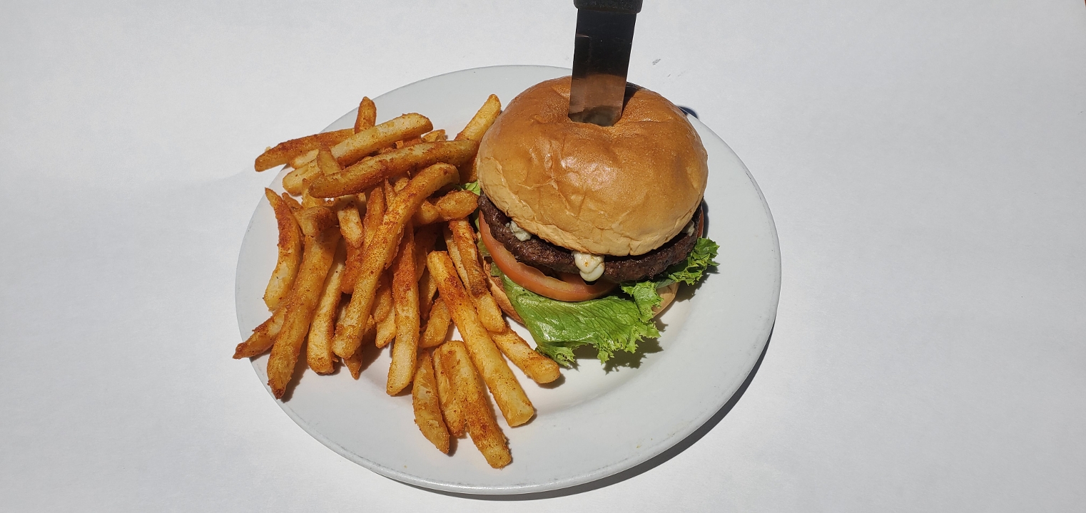 Bleu Cheese Burger.