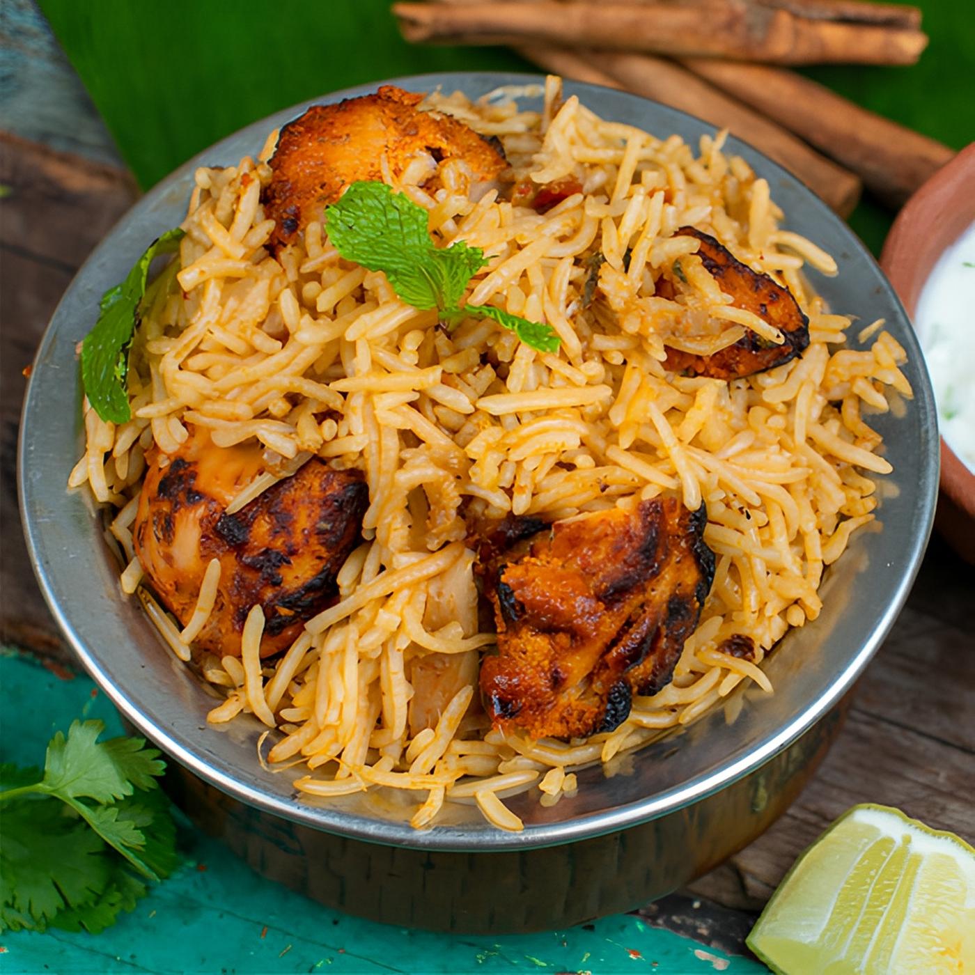 Chicken Fry Biryani.