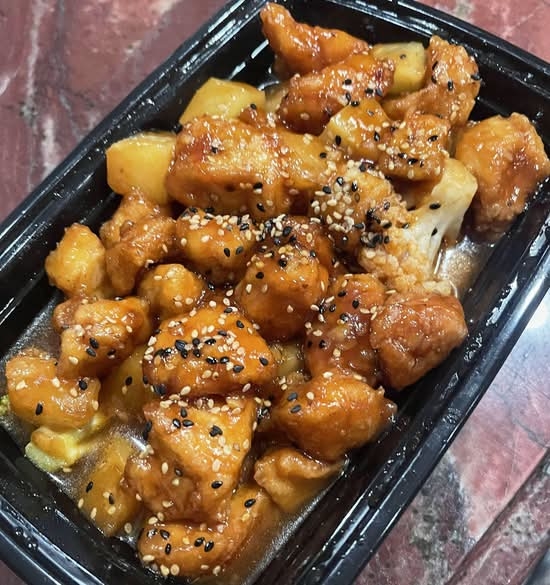 Pineapple Sesame Chicken.