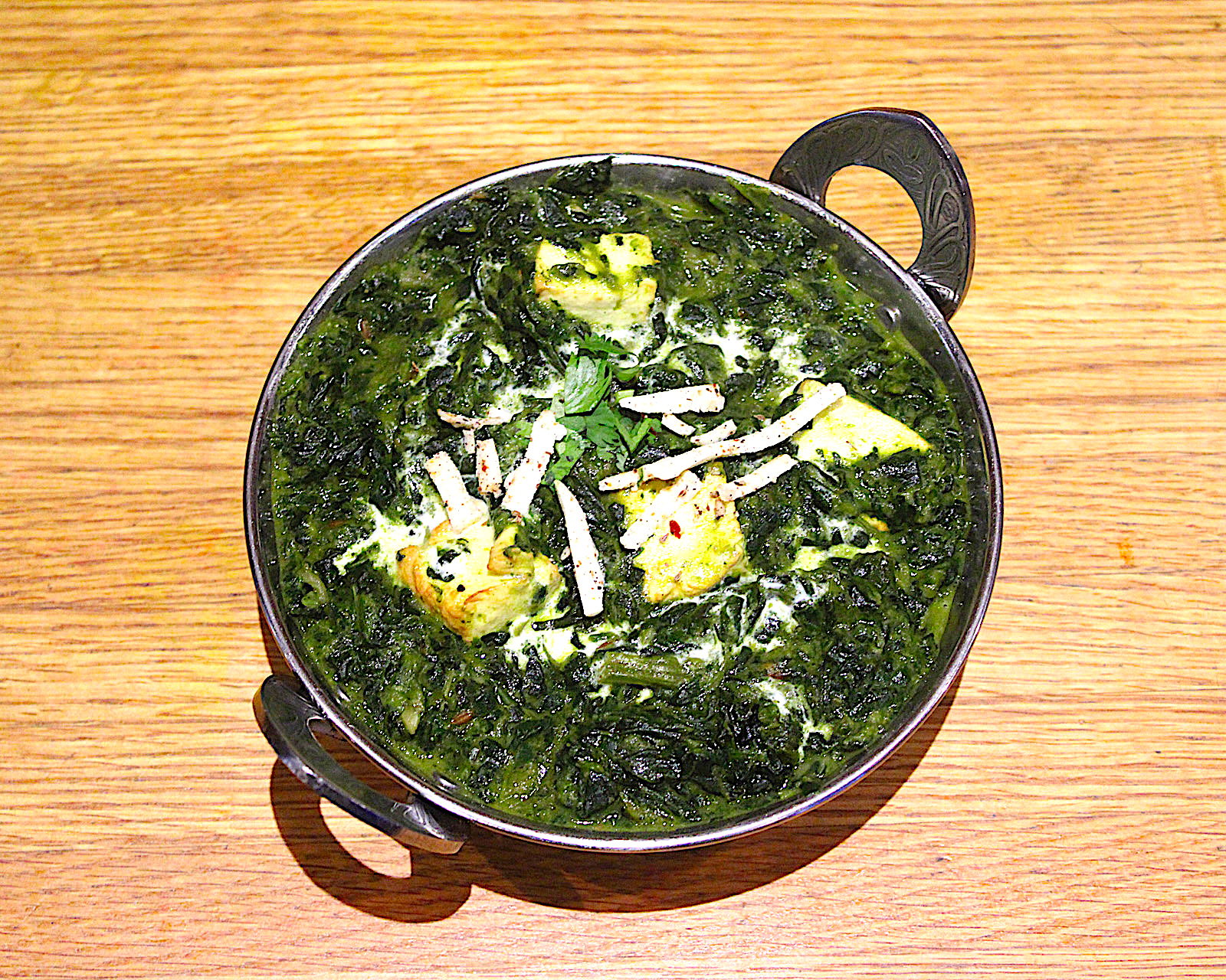 Palak Paneer.
