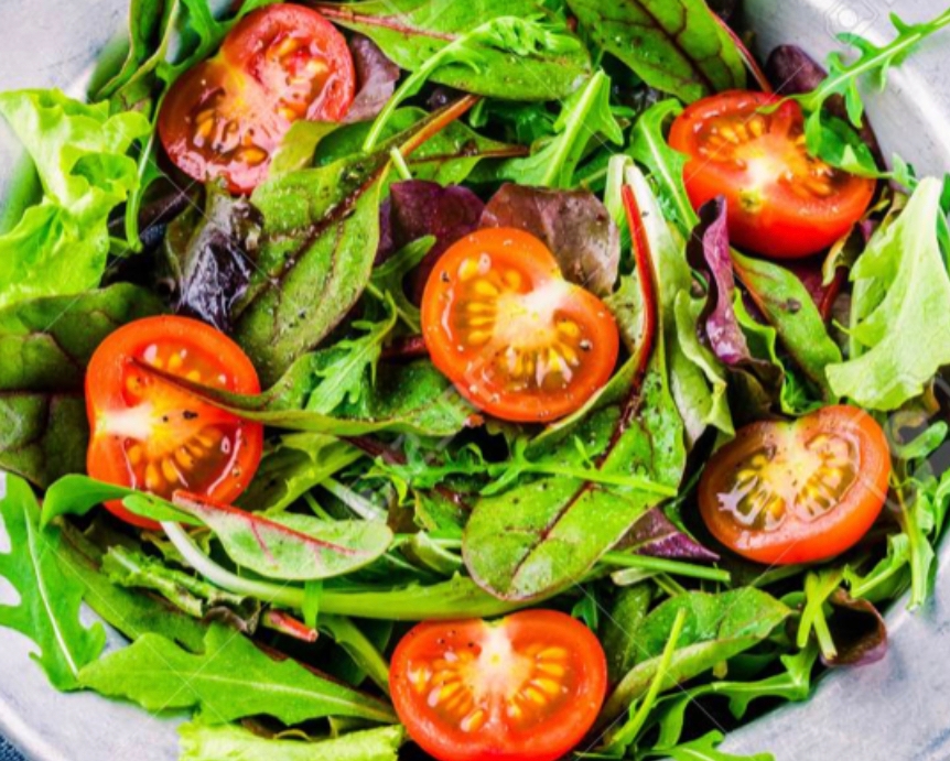 Side Salad with Mixed Greens.