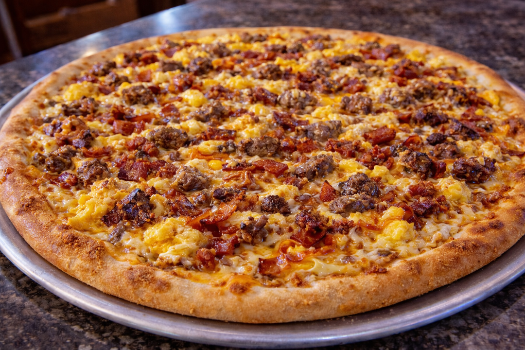 20" THE "BREAKFAST PIZZA".