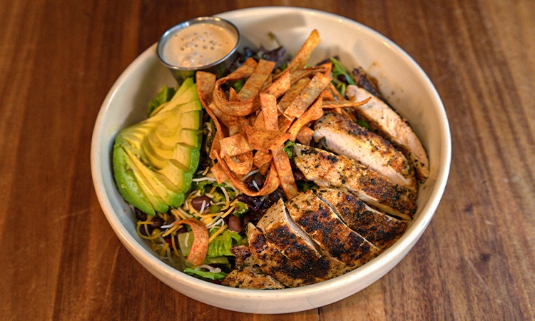 Southwest Blackened Chicken Salad.