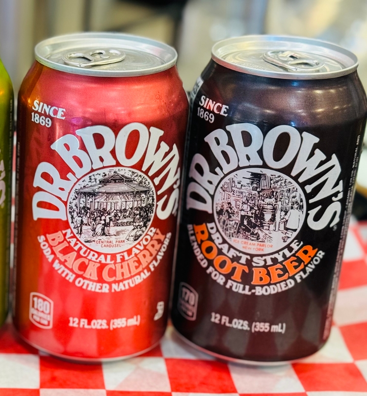 Dr. Brown's Root Beer.