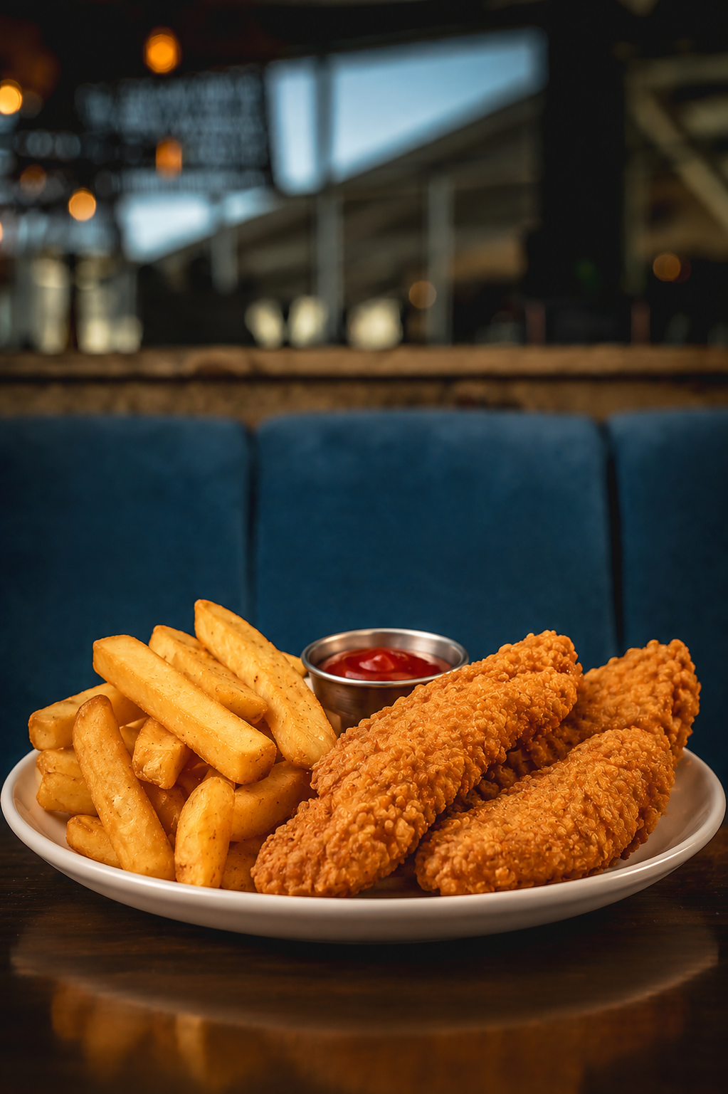 Kids Chicken Strips.