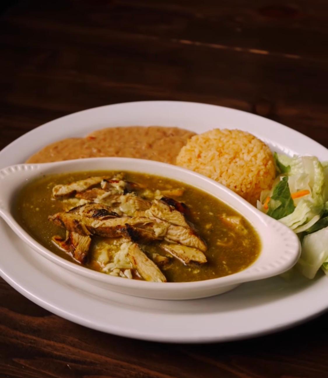 Pollo Suizo Dinner.