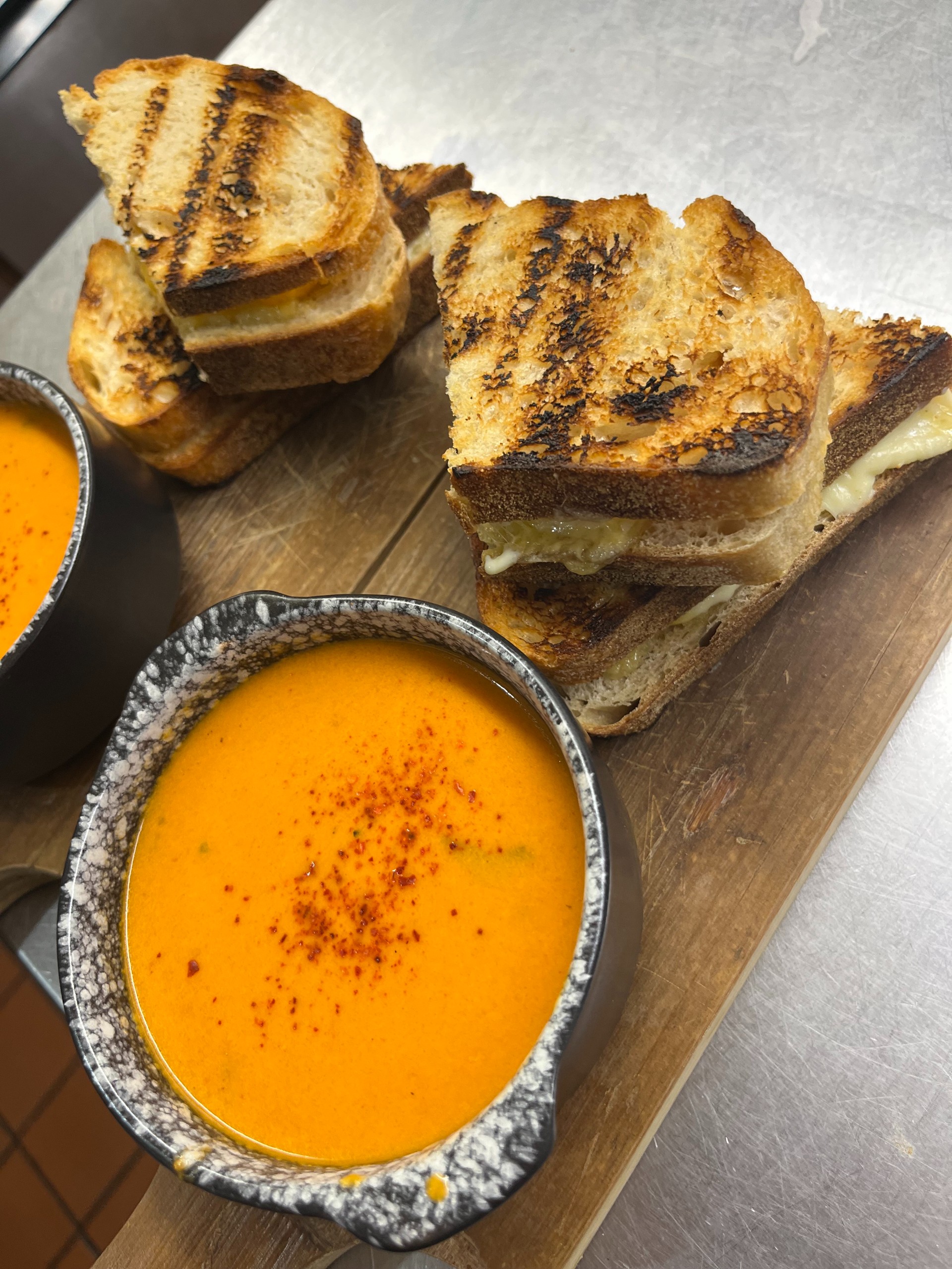 Grilled Cheese & Tomato Soup.