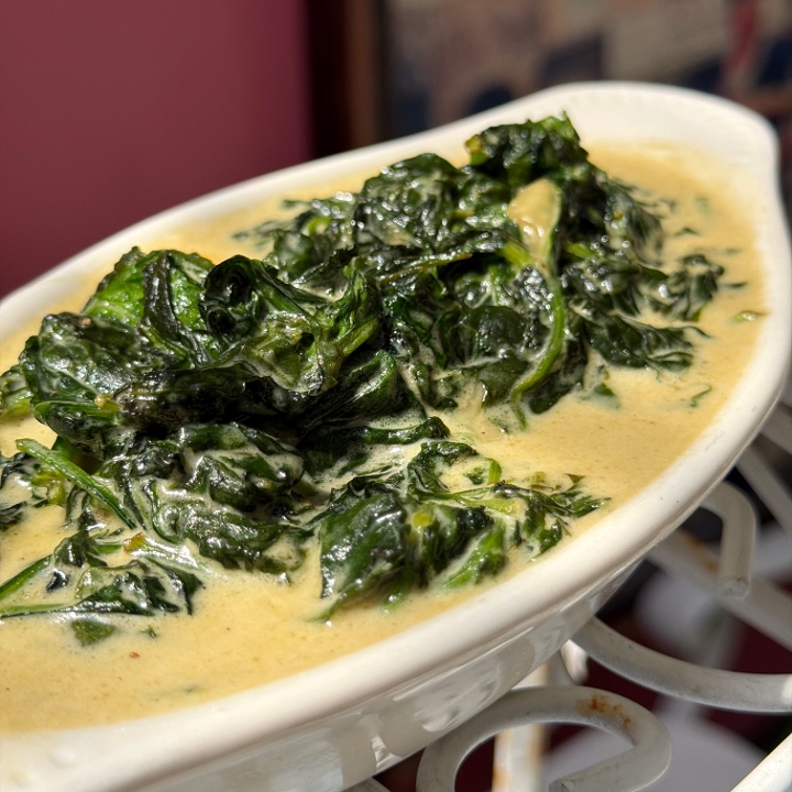 Creamed Spinach.