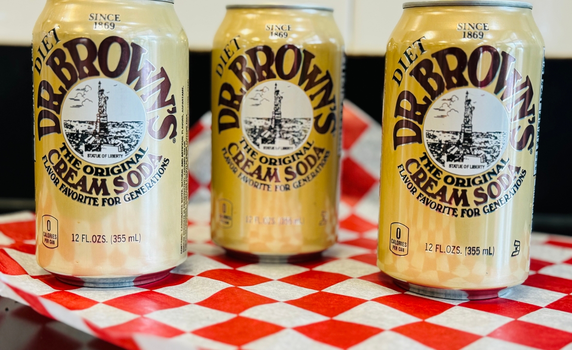 Dr. Brown’s Diet Cream Soda.