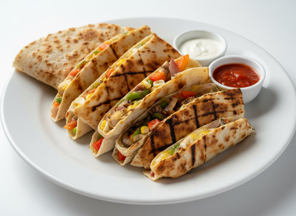 Vegetable Quesadilla.