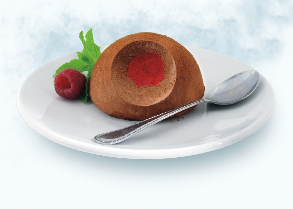 Chocolate Raspberry Gelato Mound.