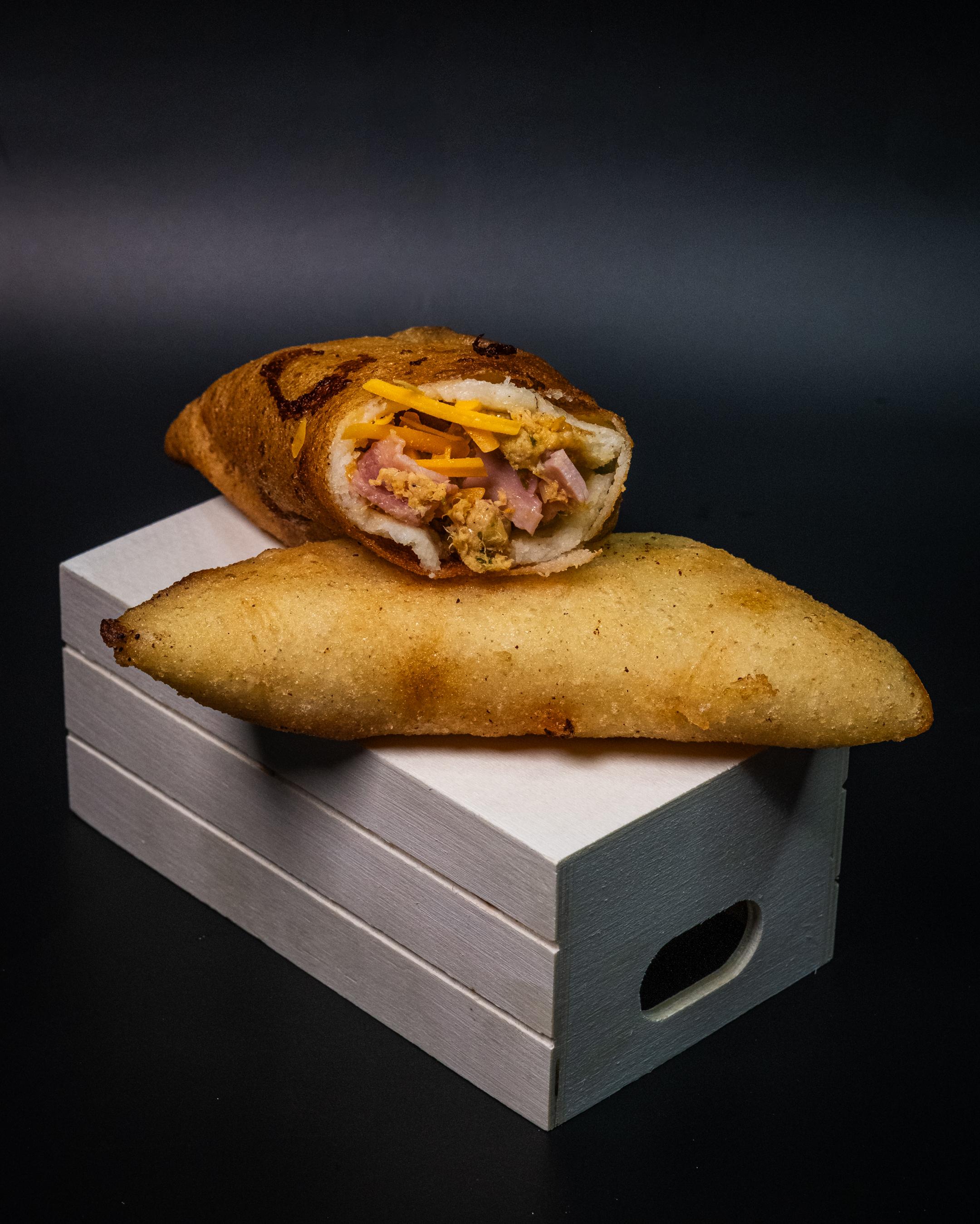 Vaco blue empanada.