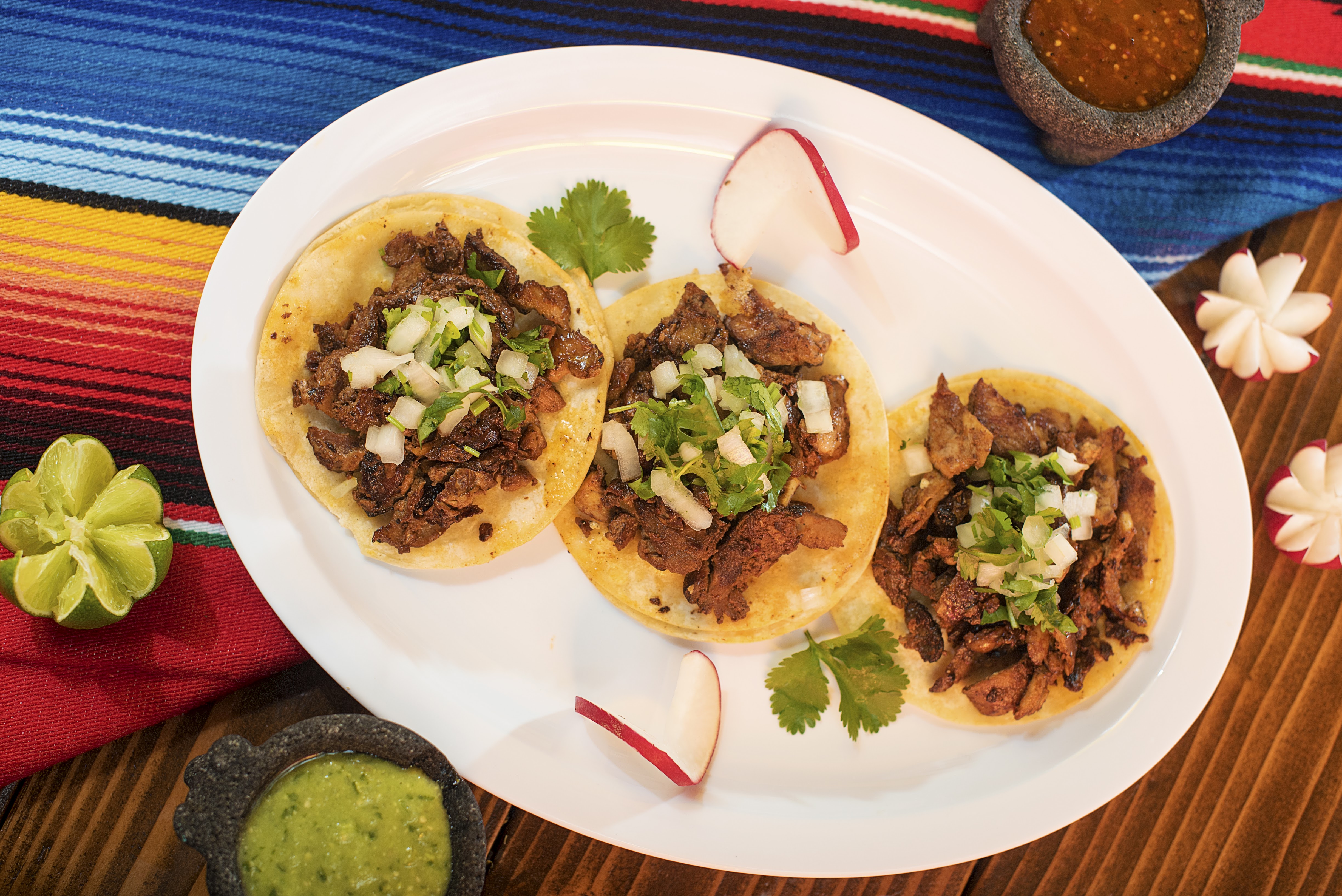 Special 3 Taquitos Al Pastor CDMX Style.